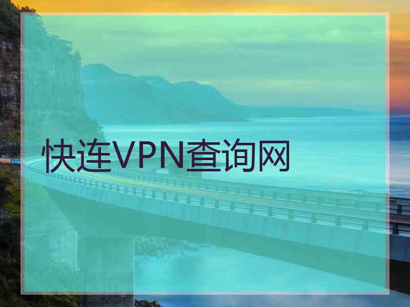 快连VPN查询网