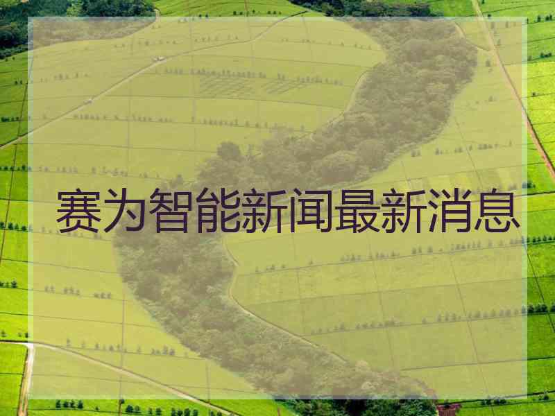 赛为智能新闻最新消息