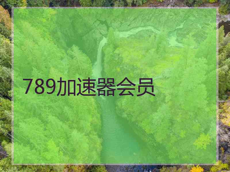 789加速器会员