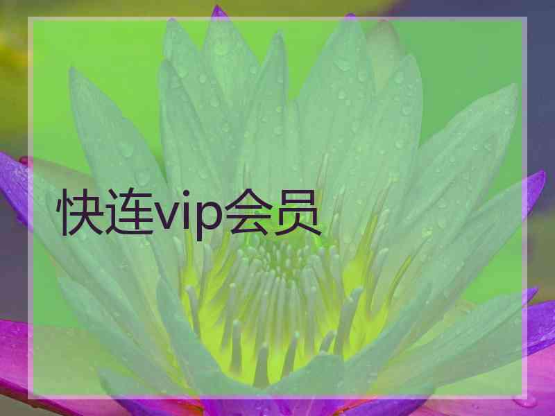 快连vip会员