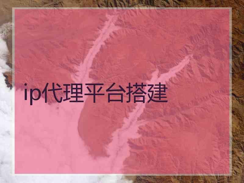 ip代理平台搭建