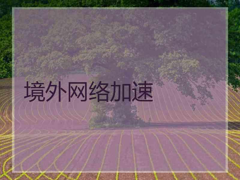 境外网络加速