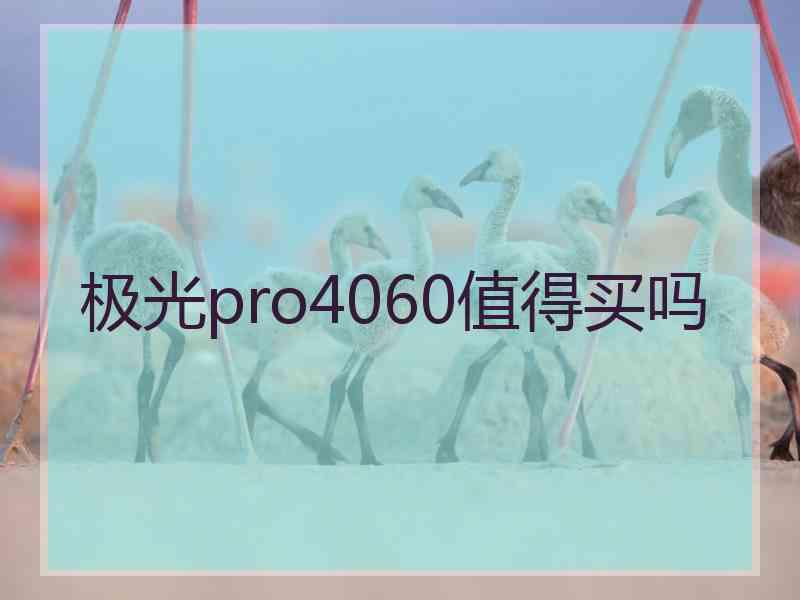 极光pro4060值得买吗